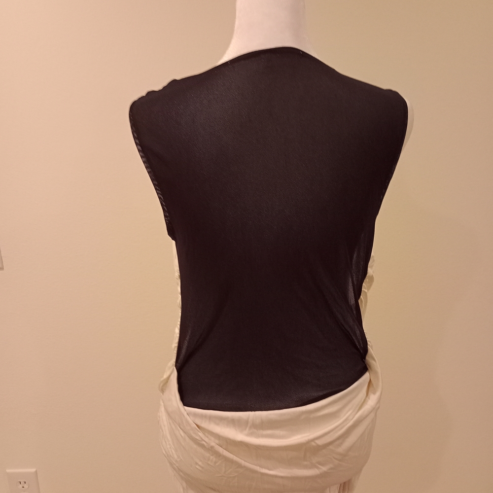RACHEL Rachel Roy Cream Backless Dress - Picture 3 of 6